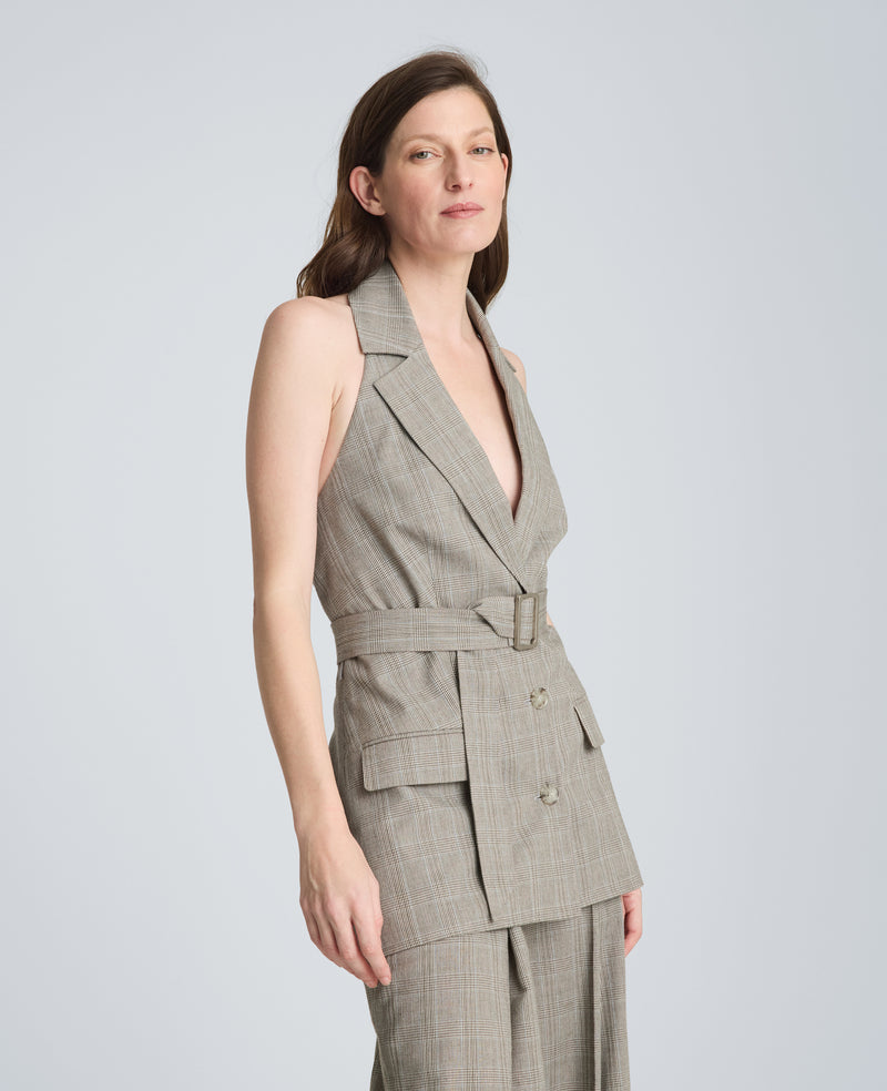 Kenneth Cole - Halter Vest with Belt WOMENS JACKET for Women