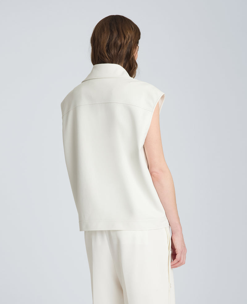 Kenneth Cole - Boxy Fit Moto Vest WOMENS JACKET for Women