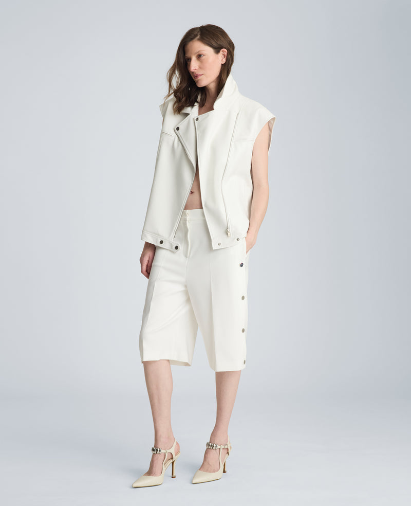 Kenneth Cole - Boxy Fit Moto Vest WOMENS JACKET for Women