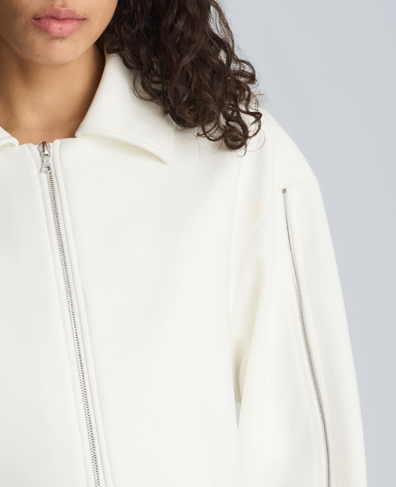Kenneth Cole - Zip-Up Jacket with Zipper Sleeves WOMENS JACKET for Women