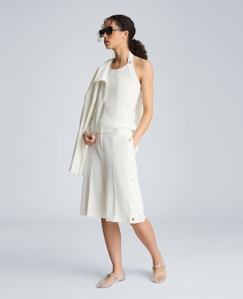 Kenneth Cole - Halter Neck Tank with Gromet Detail WOMENS SWEATER for Women