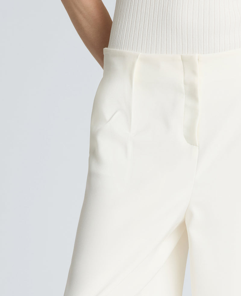 Kenneth Cole - High Rise Fly Front Tapered Leg Pant WOMENS PANTS for Women