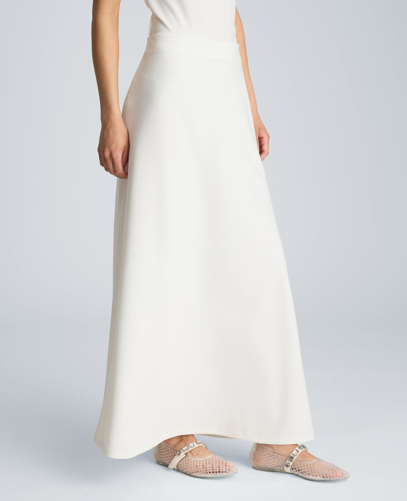 Pull On Flared Maxi Skirt Pull On Flared Maxi Skirt