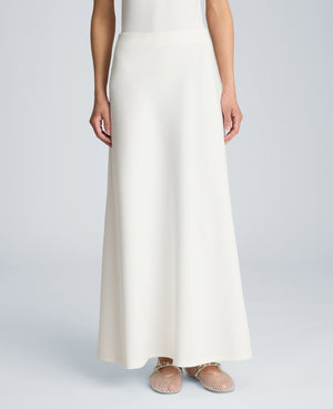 Pull On Flared Maxi Skirt