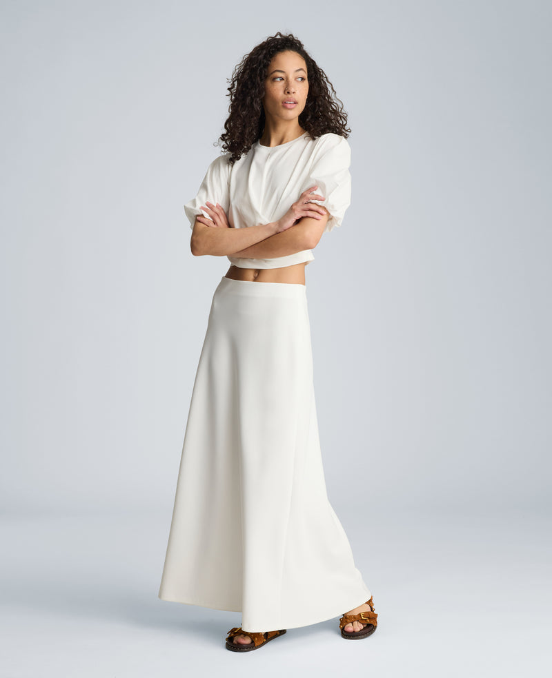 スカート enof jersey long skirt ecru 01 ace long skirt｜ENOF(イナフ)公式通販