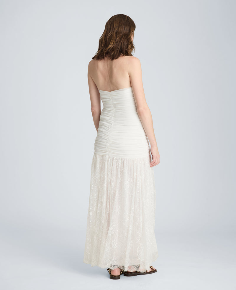 Kenneth Cole - Strapless Mesh Maxi Dress WOMENS DRESS for Women