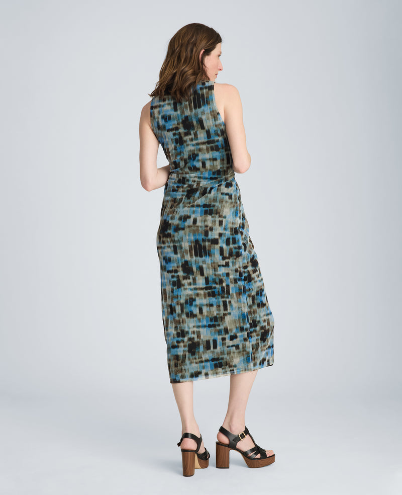 Kenneth Cole - Racer Twist Midi Mesh Dress WOMENS DRESS for Women