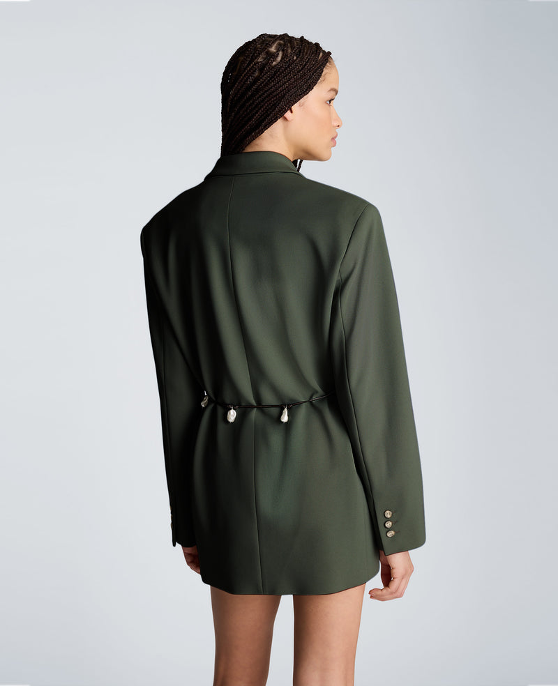 Kenneth Cole - Two Button Boyfriend Jacket with Flap Pockets WOMENS JACKET for Women