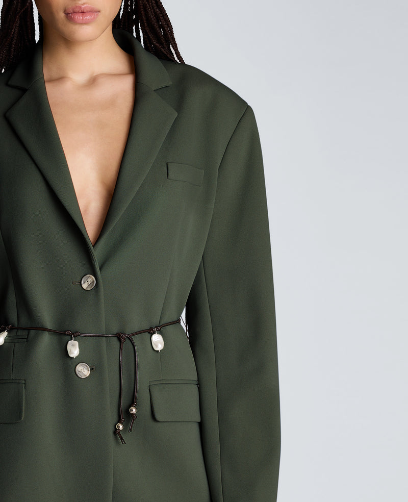 Kenneth Cole - Two Button Boyfriend Jacket with Flap Pockets WOMENS JACKET for Women