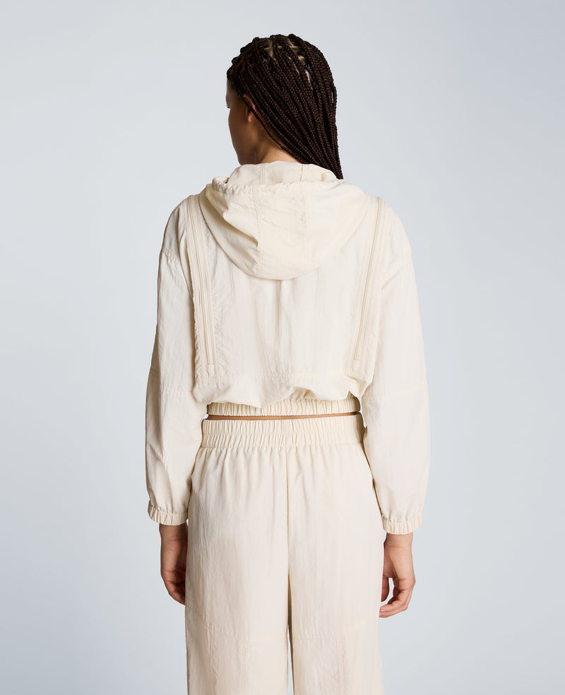 Kenneth Cole - Zip Shoulder Hoodie with Front Zip WOMENS JACKET for Women