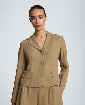 Notch Jacket with Flat Pockets
