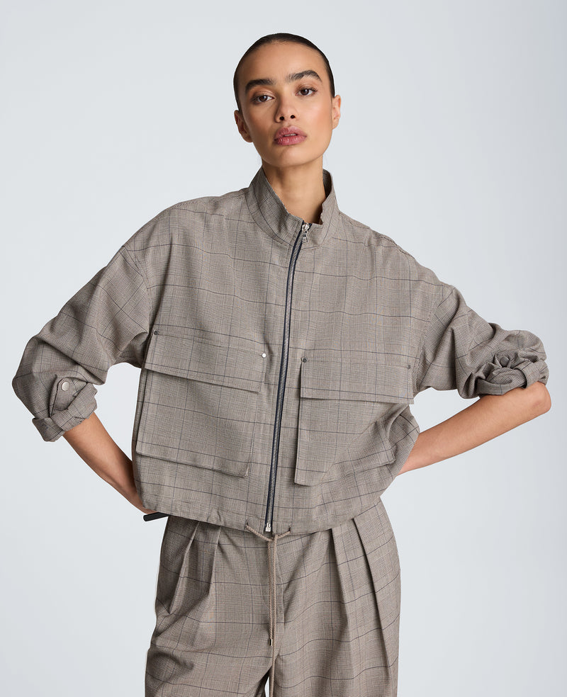 Kenneth Cole - Draw Cord Jacket with Flap Pockets WOMENS JACKET for Women