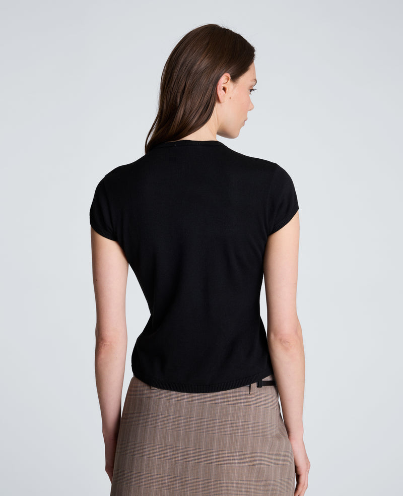 Kenneth Cole - Mock Cardigan with Buttons WOMENS SWEATER for Women