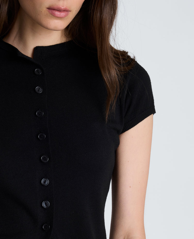 Kenneth Cole - Mock Cardigan with Buttons WOMENS SWEATER for Women