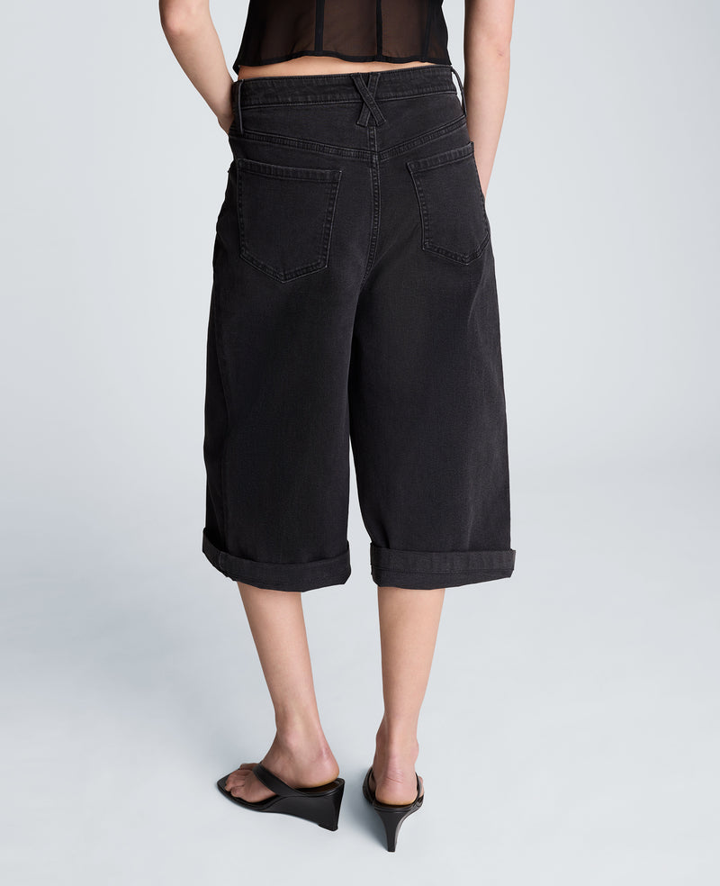 Kenneth Cole - High Rise Fly Front Culotte Short WOMENS DENIM for Women