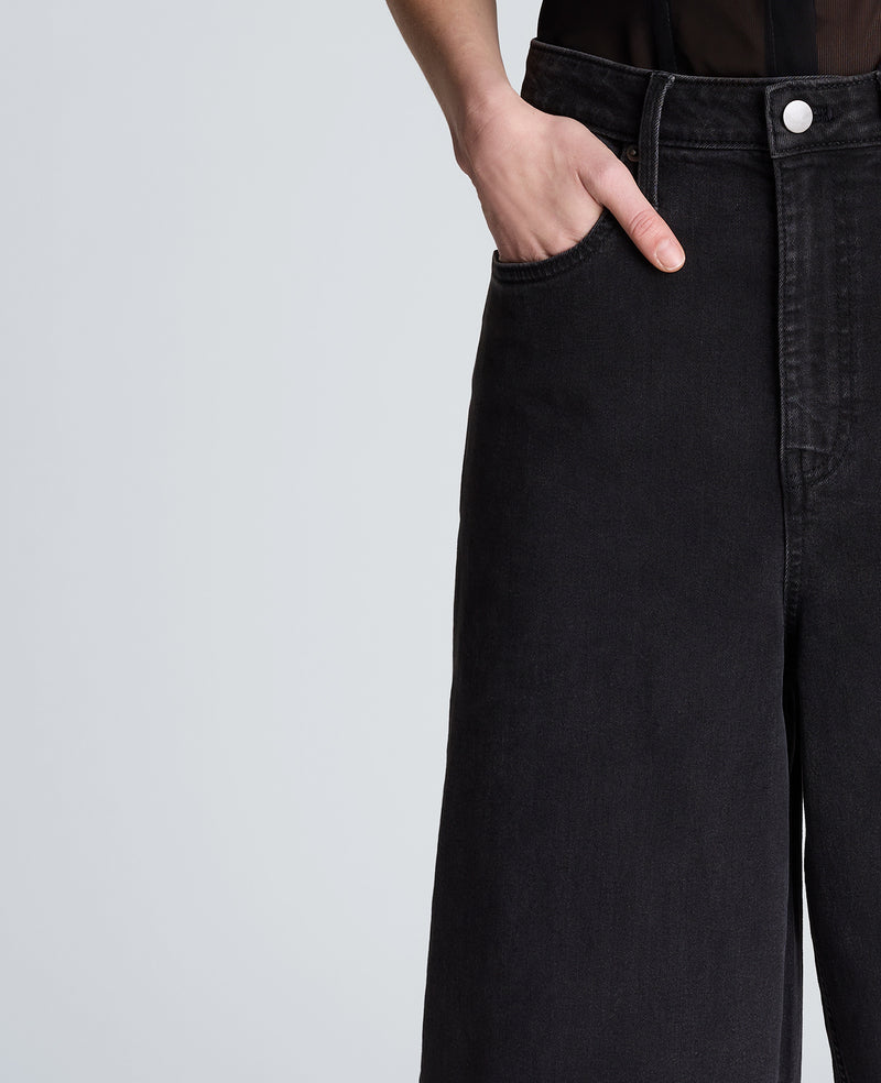 Kenneth Cole - High Rise Fly Front Culotte Short WOMENS DENIM for Women