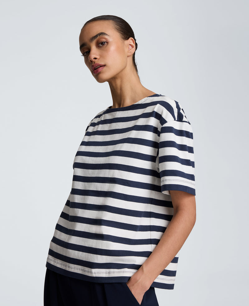 Kenneth Cole - Boat Neck Boyfriend Tee WOMENS KNITS for Women
