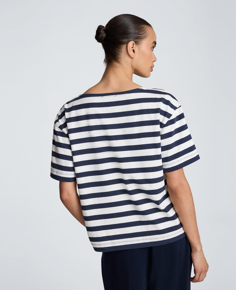 Kenneth Cole - Boat Neck Boyfriend Tee WOMENS KNITS for Women
