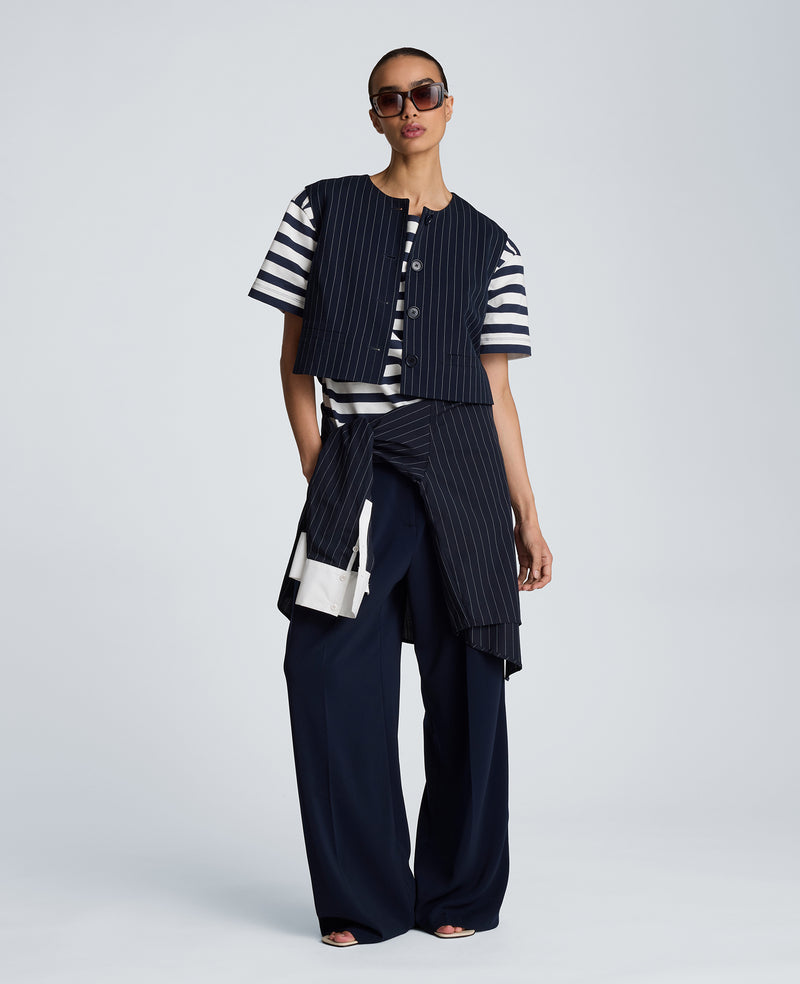 Kenneth Cole - Boat Neck Boyfriend Tee WOMENS KNITS for Women