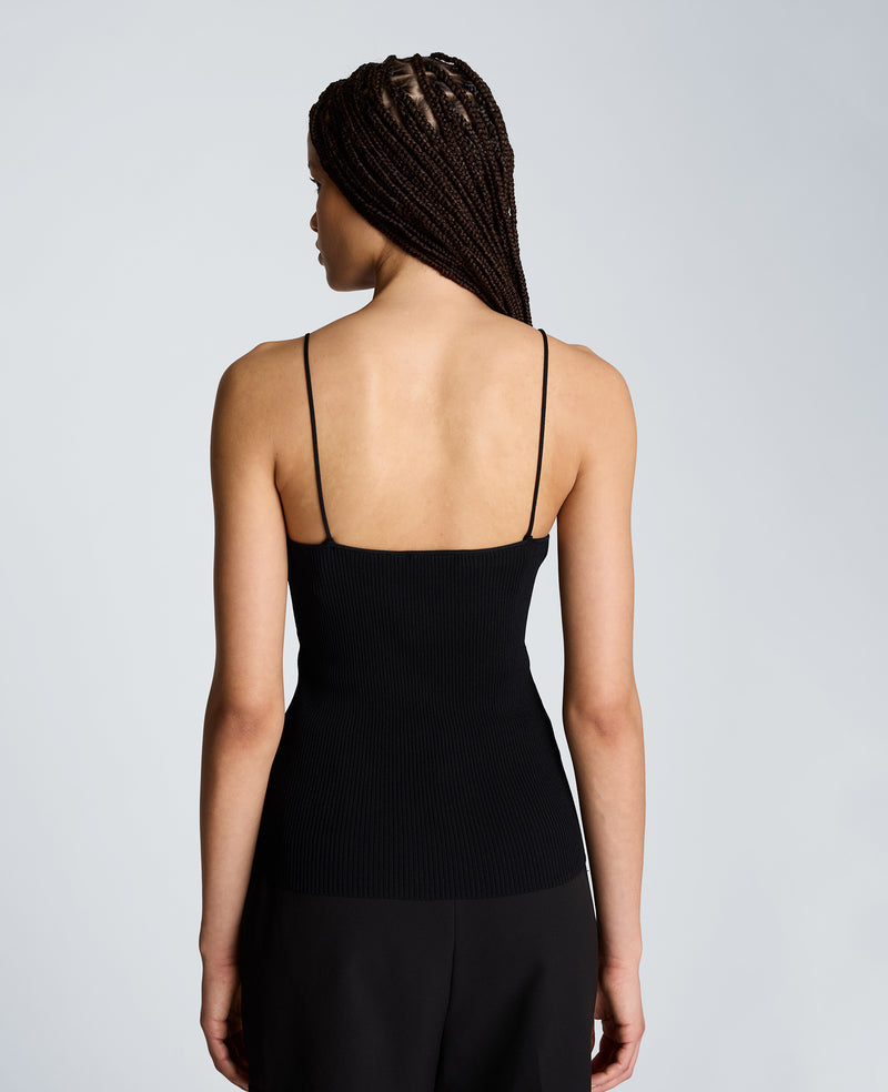 Kenneth Cole - Ribbed Halter Sweater Tank WOMENS SWEATER for Women