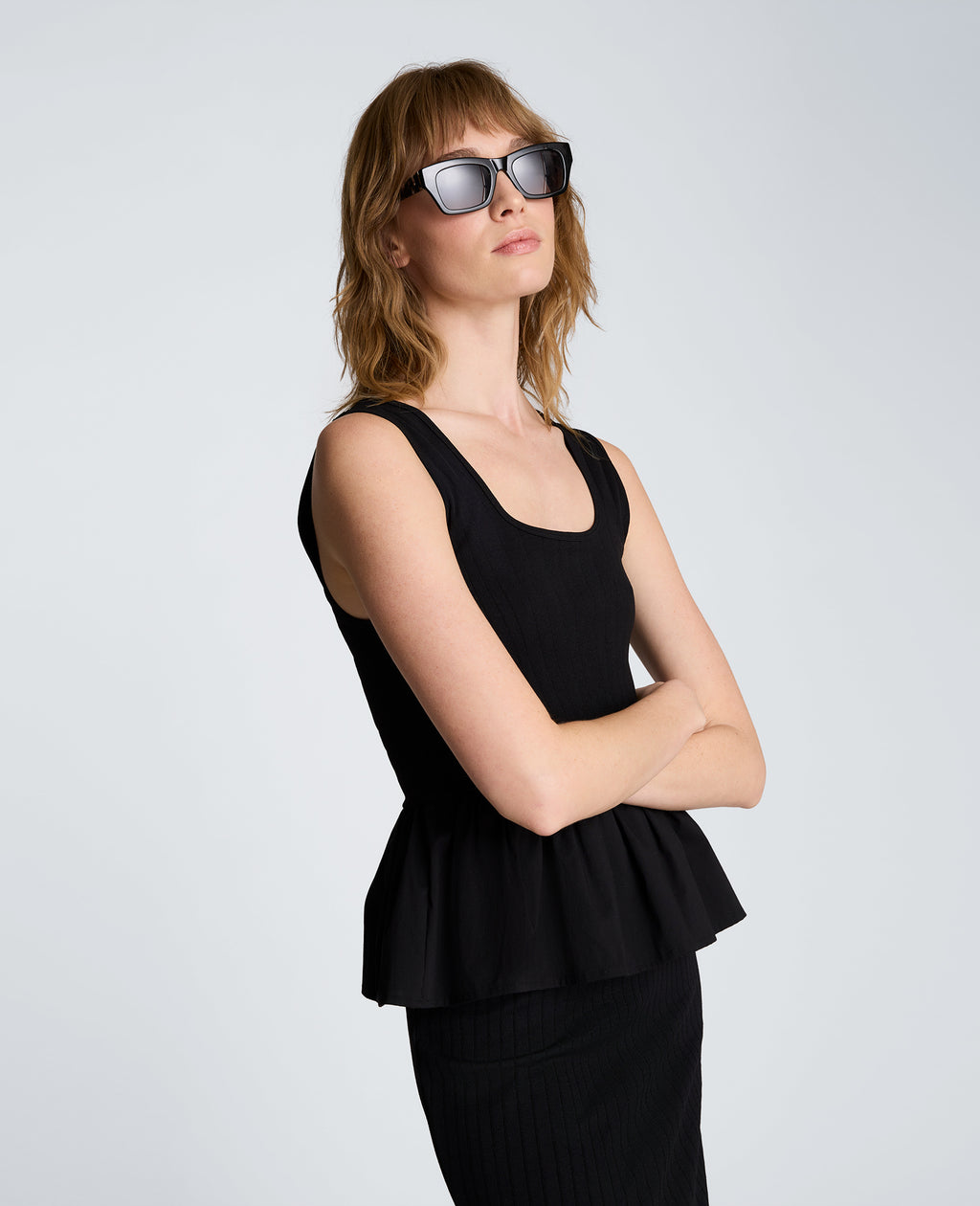 Kenneth Cole - Peplum Seamless Tank WOMENS KNITS for Women 