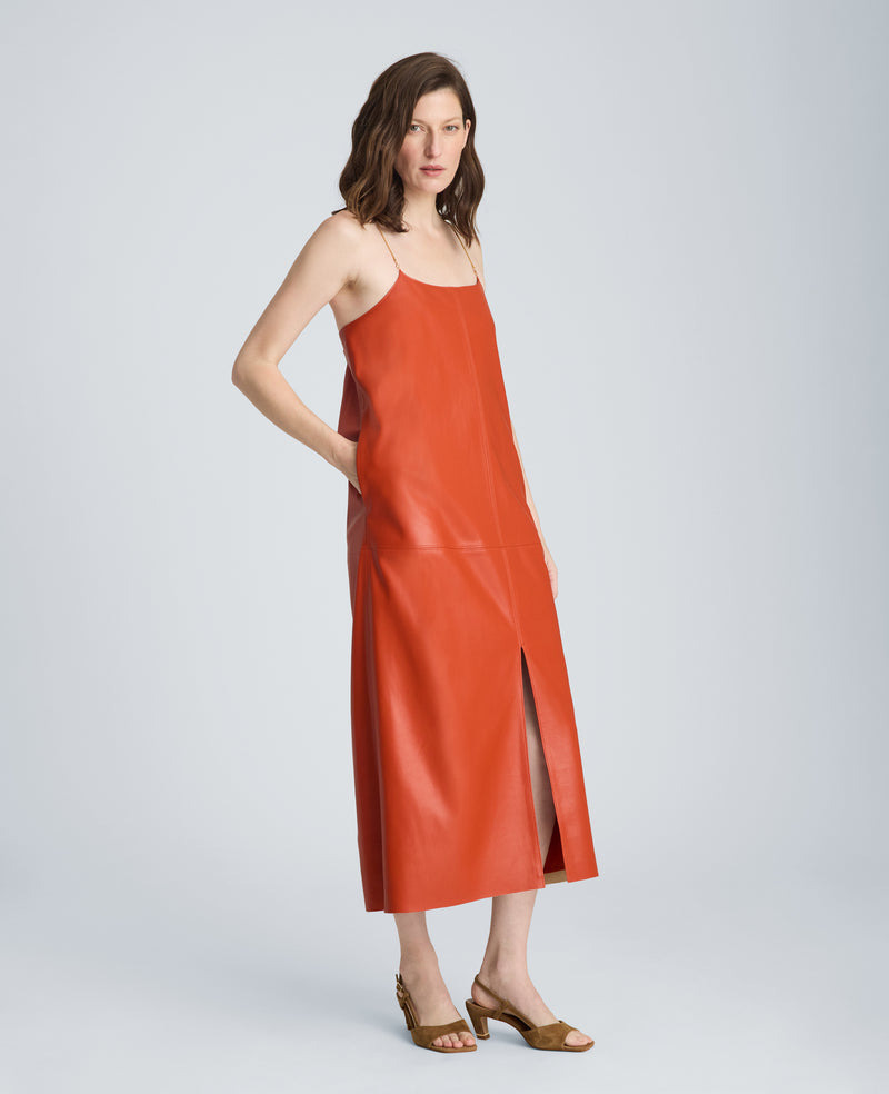 Kenneth Cole - Metal Strap Midi Slip Dress WOMENS DRESS for Women