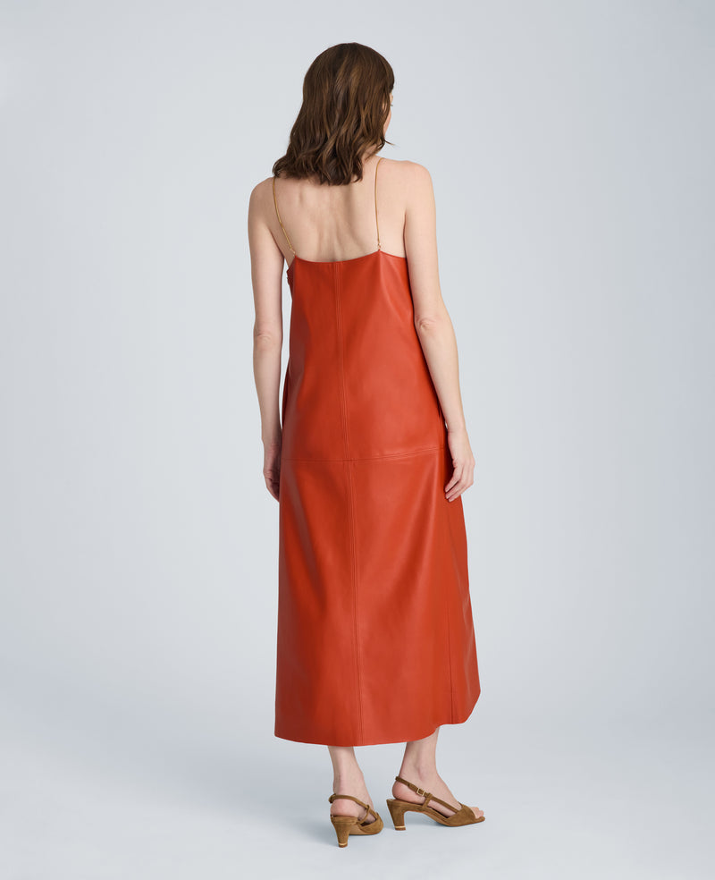 Kenneth Cole - Metal Strap Midi Slip Dress WOMENS DRESS for Women