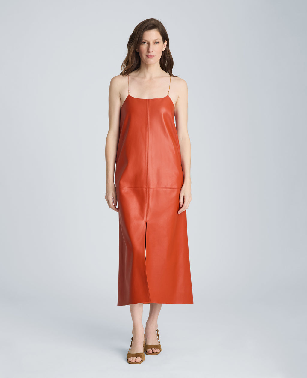 Kenneth Cole - Metal Strap Midi Slip Dress WOMENS DRESS for Women 