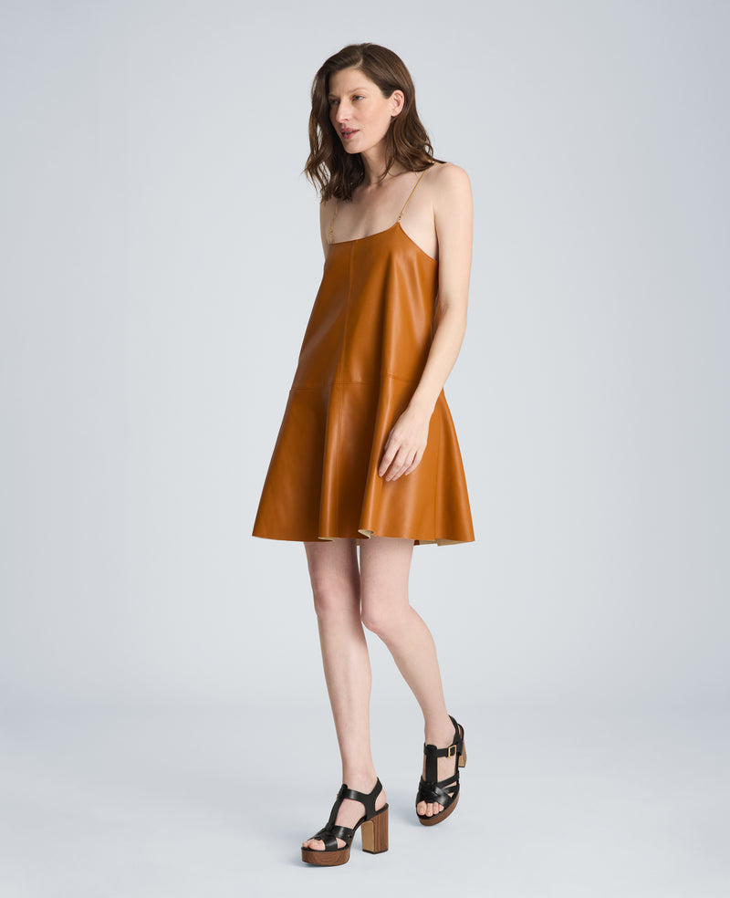 Kenneth Cole - Metal Strap Mini Slip Dress WOMENS DRESS for Women
