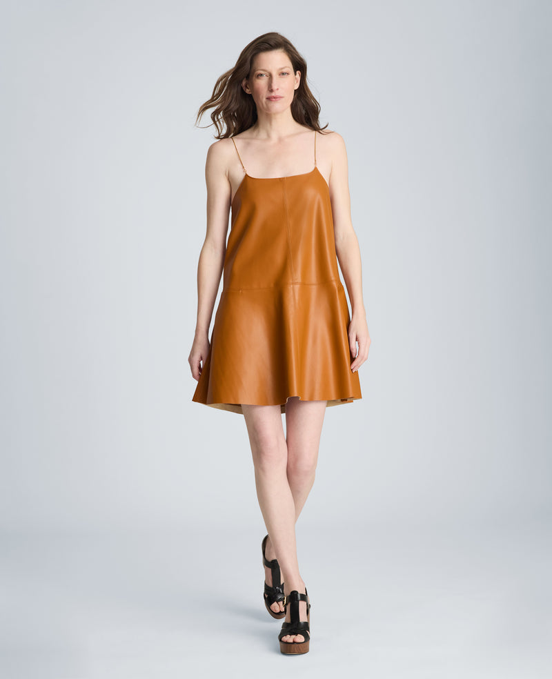 Kenneth Cole - Metal Strap Mini Slip Dress WOMENS DRESS for Women