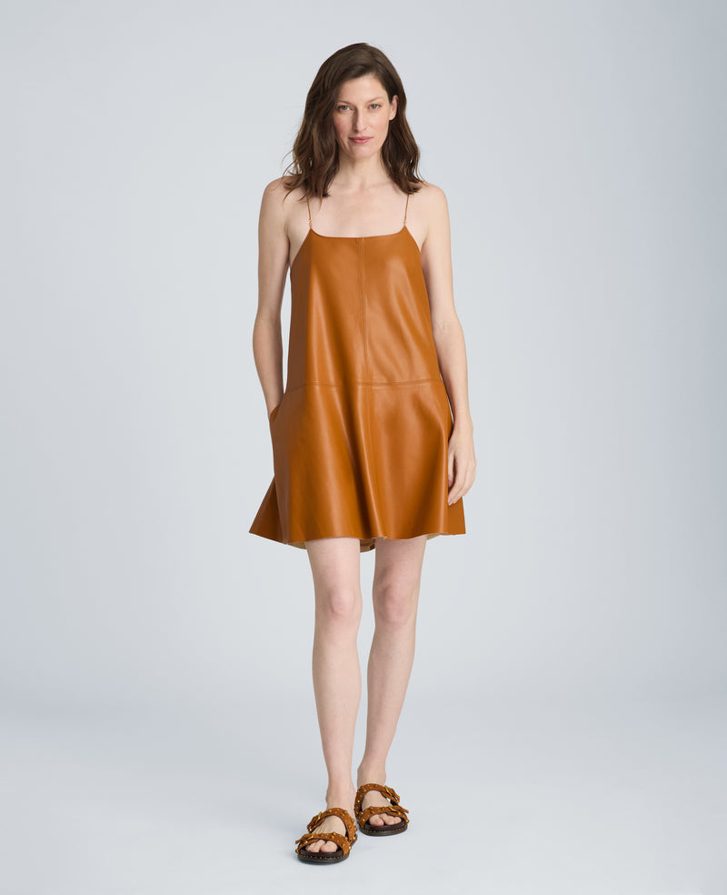 Kenneth Cole - Metal Strap Mini Slip Dress WOMENS DRESS for Women