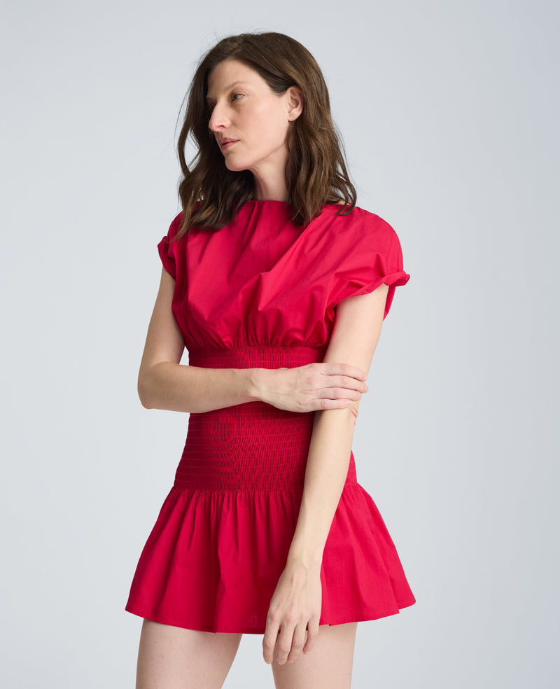 Kenneth Cole - Smocked Waist Mini Dress WOMENS DRESS for Women