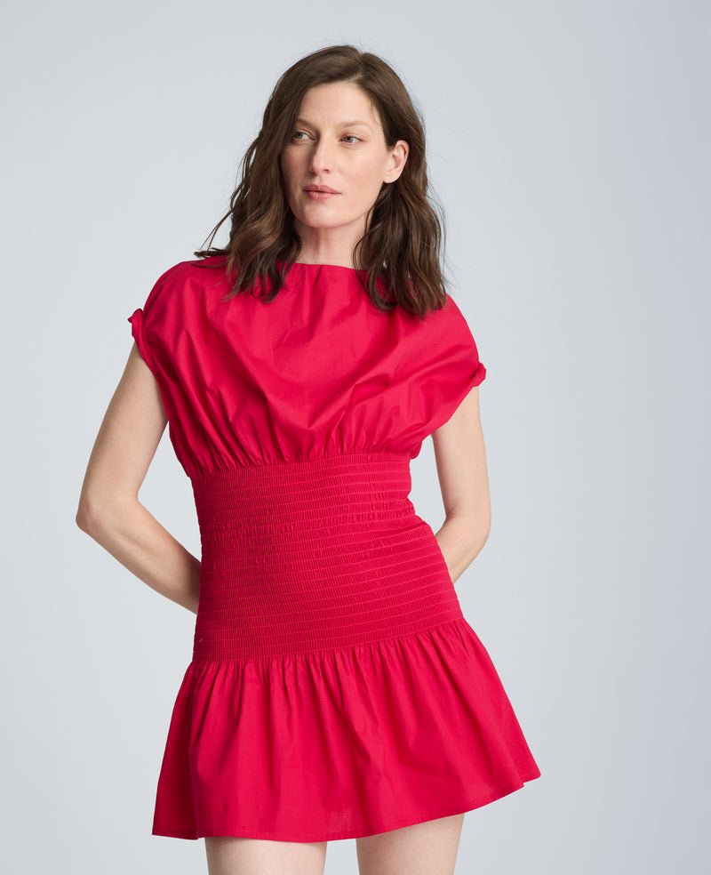 Kenneth Cole - Smocked Waist Mini Dress WOMENS DRESS for Women
