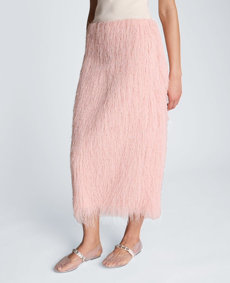 Kenneth Cole - Pull On Midi Skirt with Slit WOMENS SKIRTS for Women