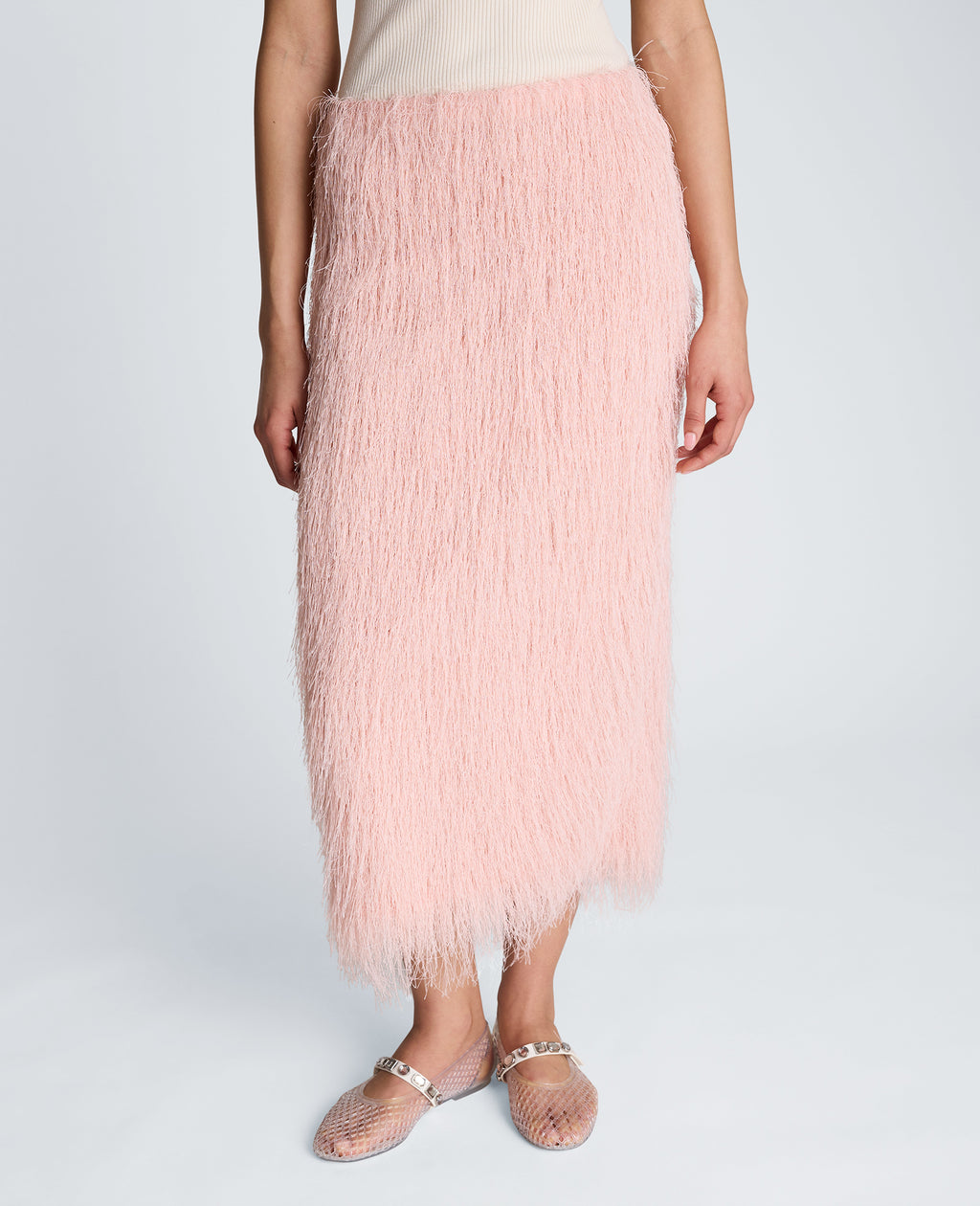 Kenneth Cole - Pull On Midi Skirt with Slit WOMENS SKIRTS for Women 