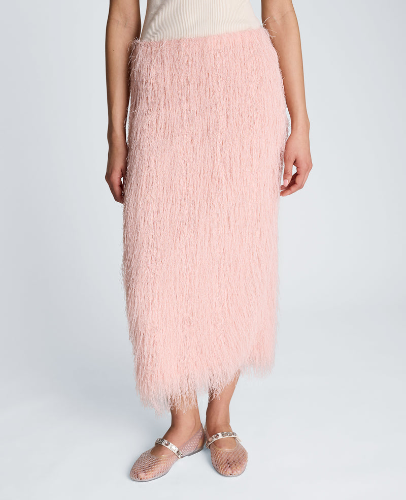 Kenneth Cole - Pull On Midi Skirt with Slit WOMENS SKIRTS for Women