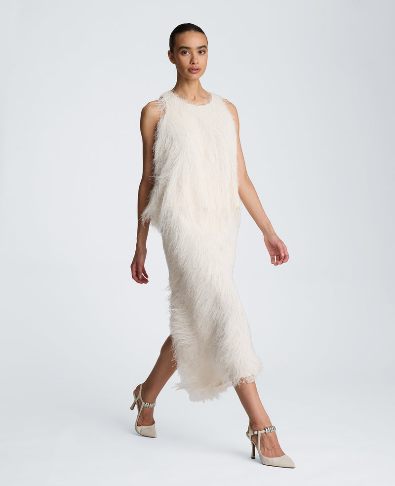 Kenneth Cole - Pull On Midi Skirt with Slit WOMENS SKIRTS for Women