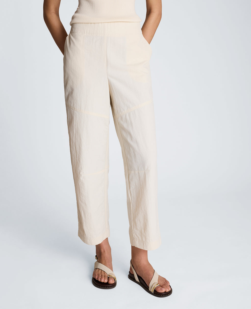 Kenneth Cole - Pull On Barrel Leg Pant with Slash Pockets WOMENS PANTS for Women 