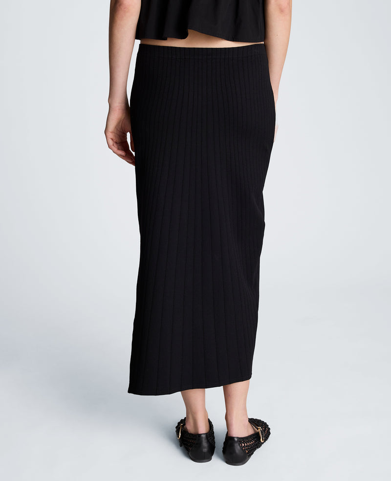 Kenneth Cole - Pull On Midi Skirt with Side Slit WOMENS SKIRTS for Women