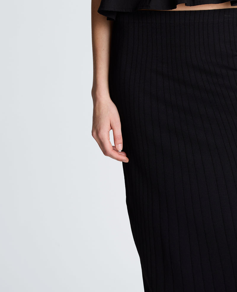 Kenneth Cole - Pull On Midi Skirt with Side Slit WOMENS SKIRTS for Women