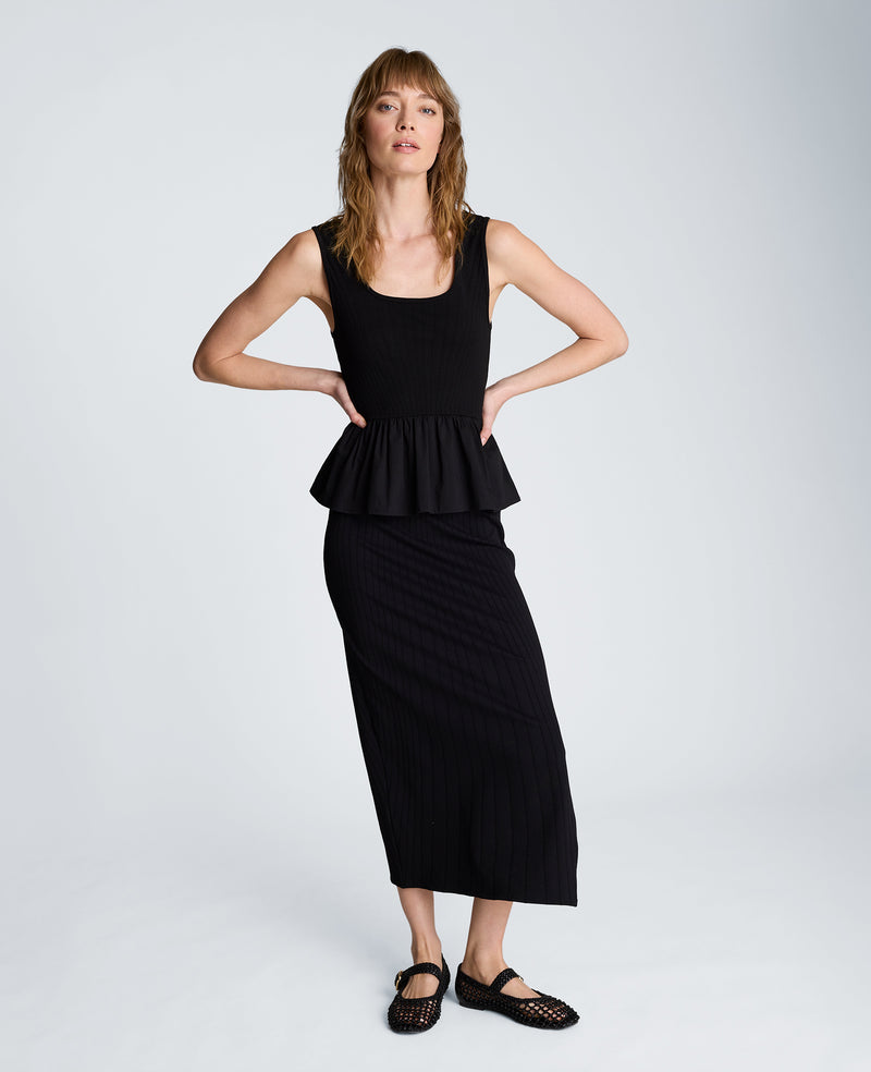 Kenneth Cole - Pull On Midi Skirt with Side Slit WOMENS SKIRTS for Women