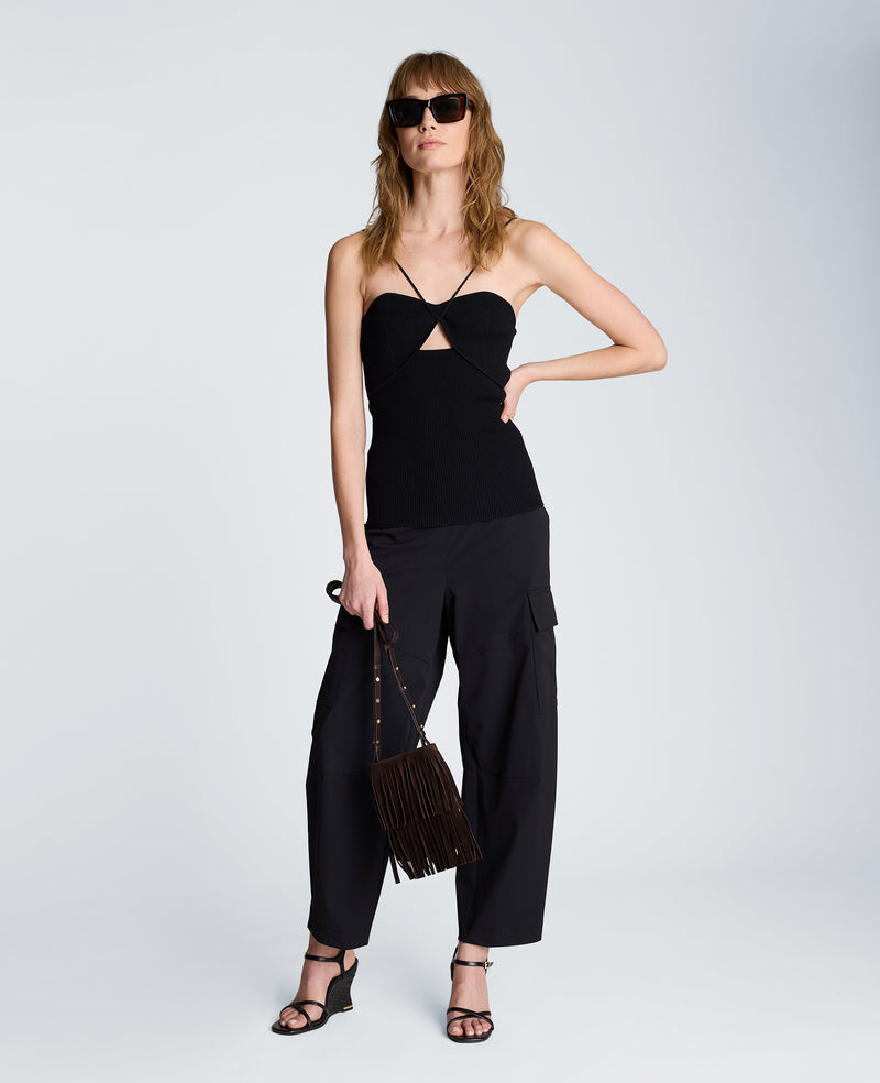 Kenneth Cole - Pull On Barrel Leg Pant with Cargo Pockets WOMENS PANTS for Women