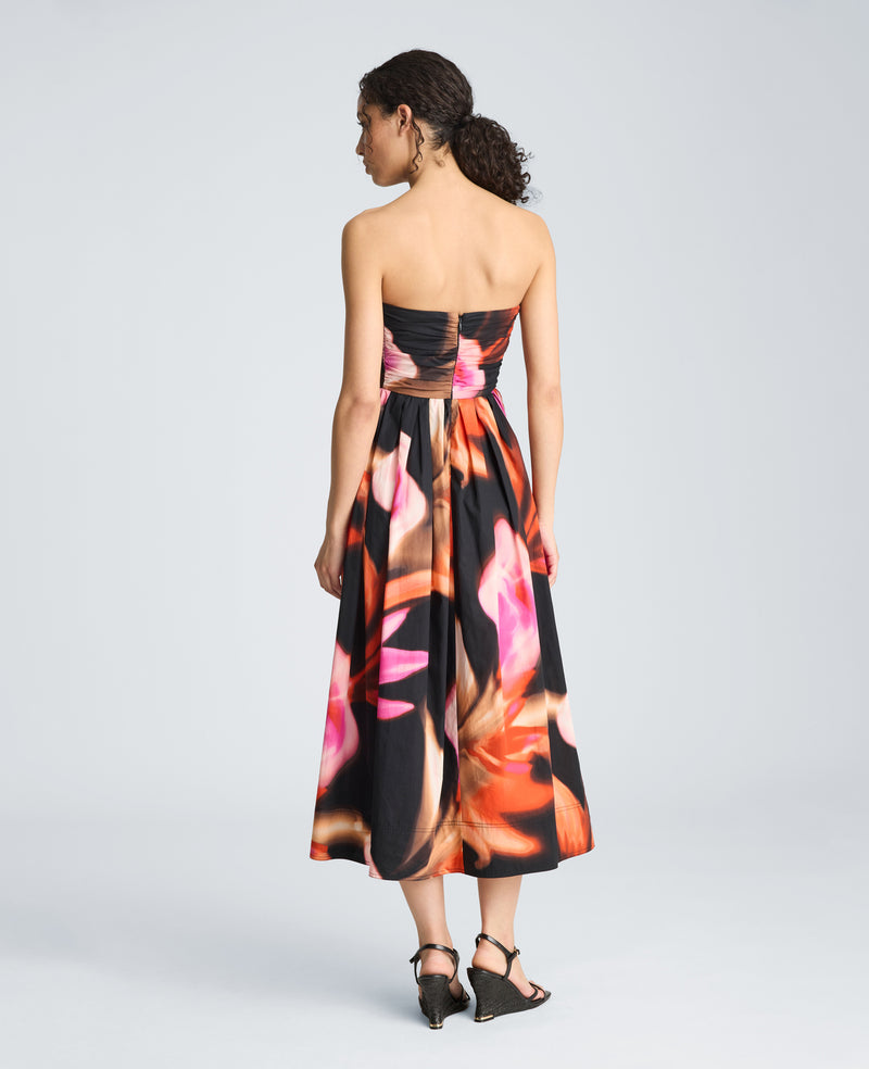 Kenneth Cole - Ruched Strapless Midi Dress WOMENS DRESS for Women