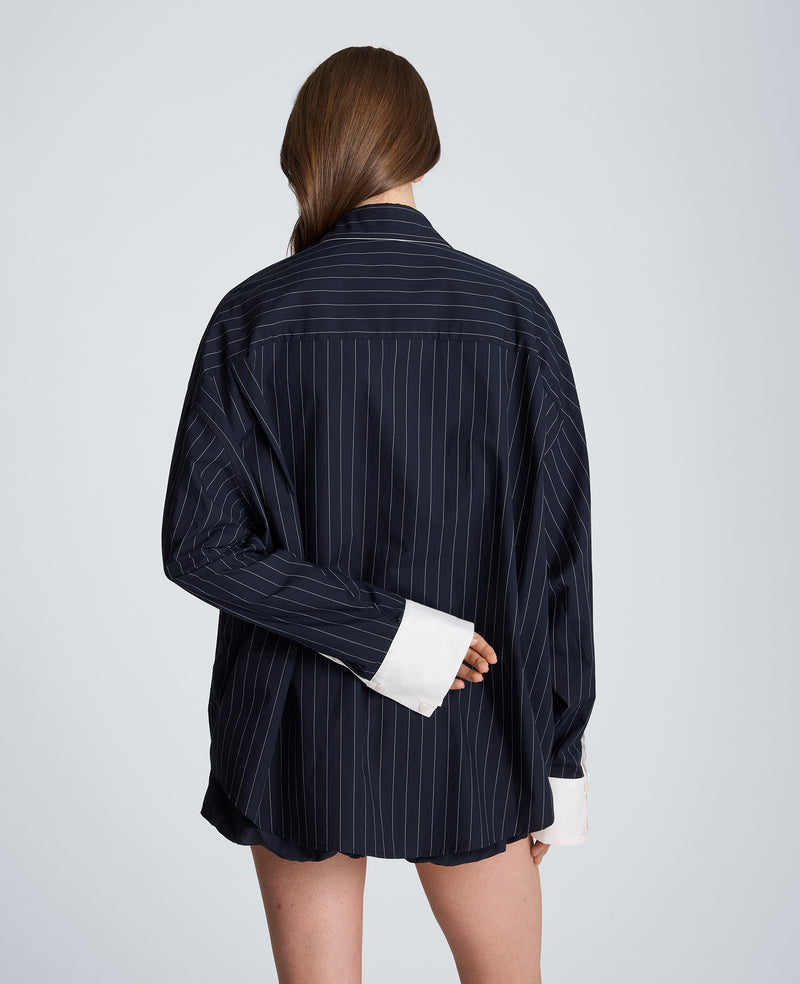 Kenneth Cole - Long Sleeve Button Front Shirt with Contrast Details WOMENS SHIRTS for Women