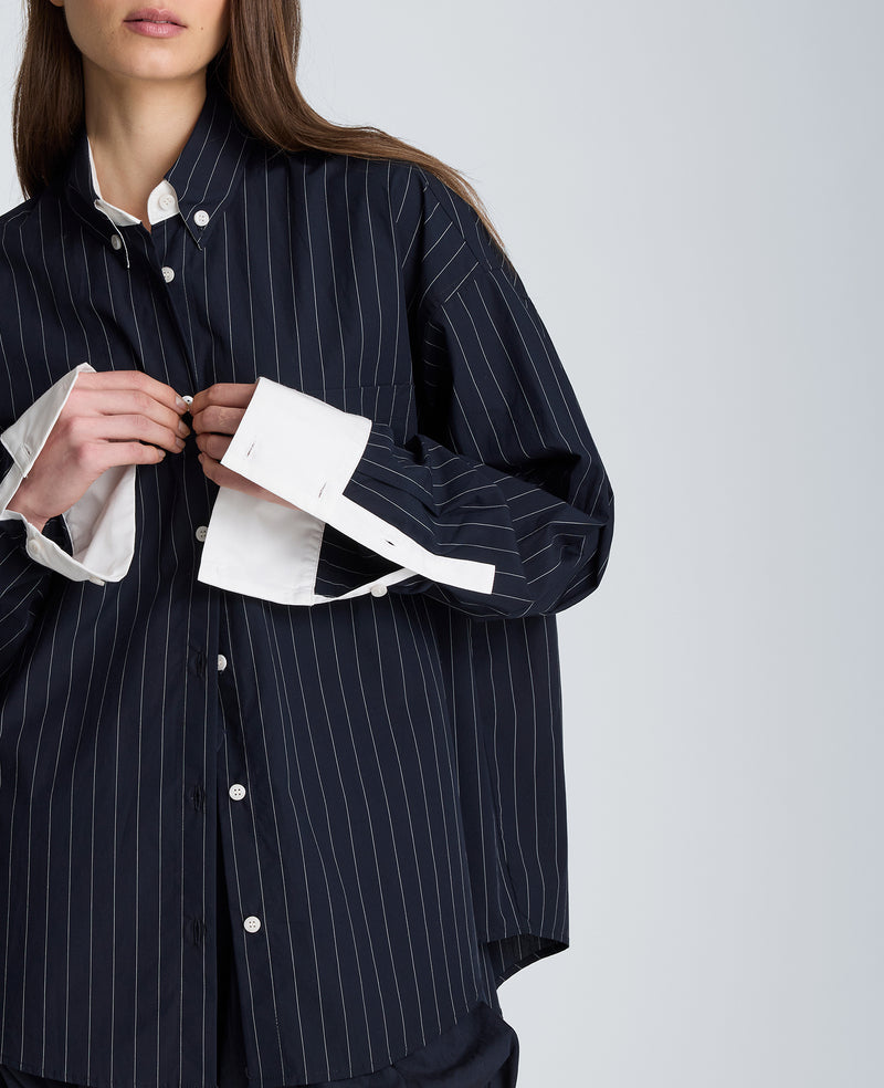 Kenneth Cole - Long Sleeve Button Front Shirt with Contrast Details WOMENS SHIRTS for Women
