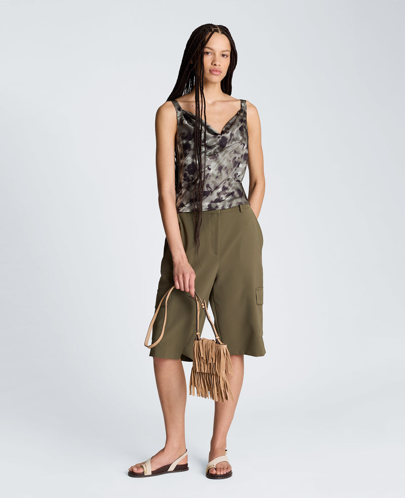 Kenneth Cole - Cowl Neck Cropped Cami WOMENS TOPS for Women