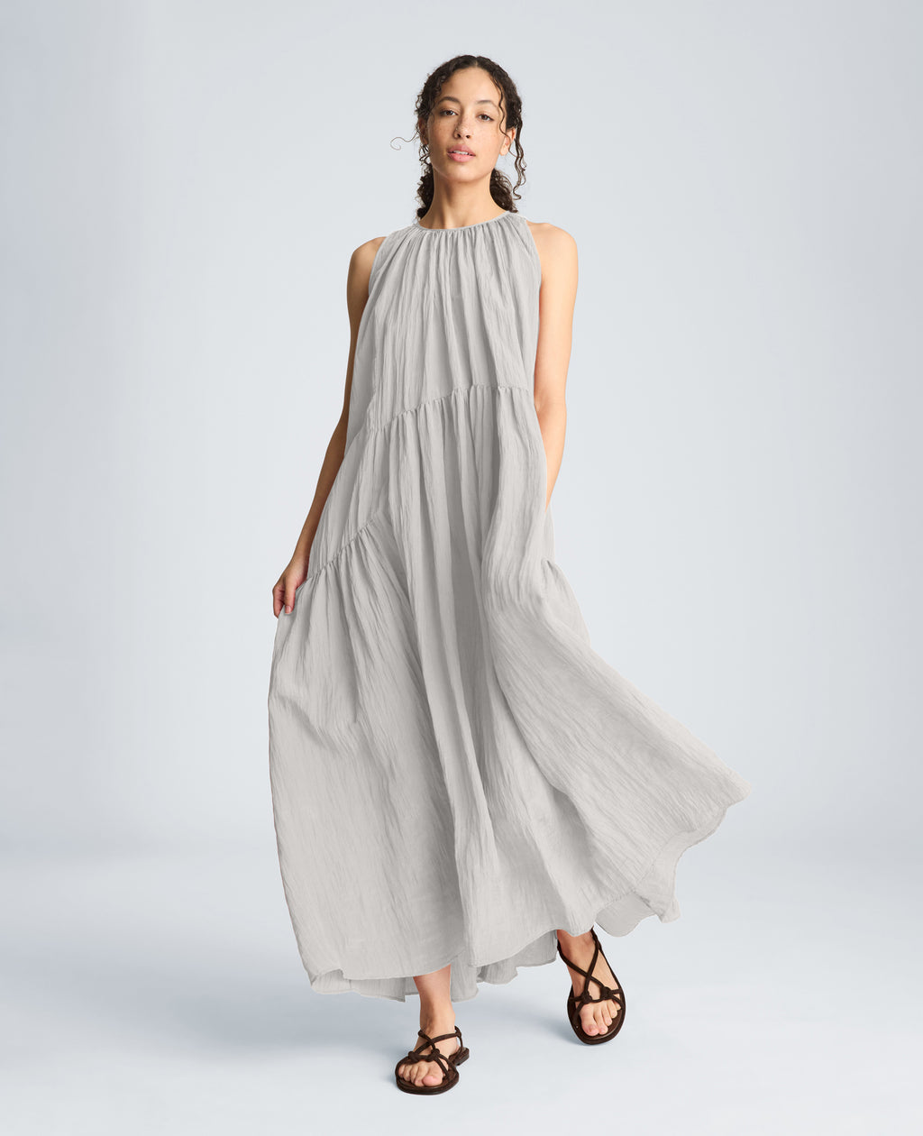 Kenneth Cole - Gathered Halter Neck Maxi Dress WOMENS DRESS for Women 