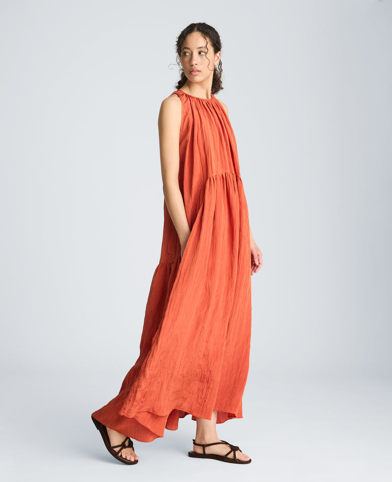 Kenneth Cole - Gathered Halter Neck Maxi Dress WOMENS DRESS for Women