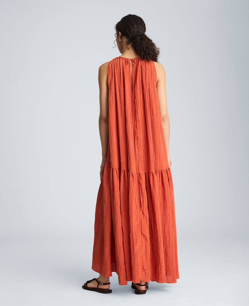 Kenneth Cole - Gathered Halter Neck Maxi Dress WOMENS DRESS for Women