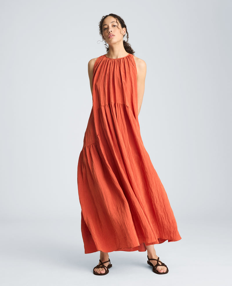 Kenneth Cole - Gathered Halter Neck Maxi Dress WOMENS DRESS for Women